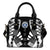 Northern Mariana Islands Shoulder Handbag - Polynesian Tattoo Black One Size Black - Polynesian Pride