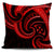 New Zealand Maori Mangopare Pillow Cover Polynesian - Red Pillow Cover One Size Red - Polynesian Pride