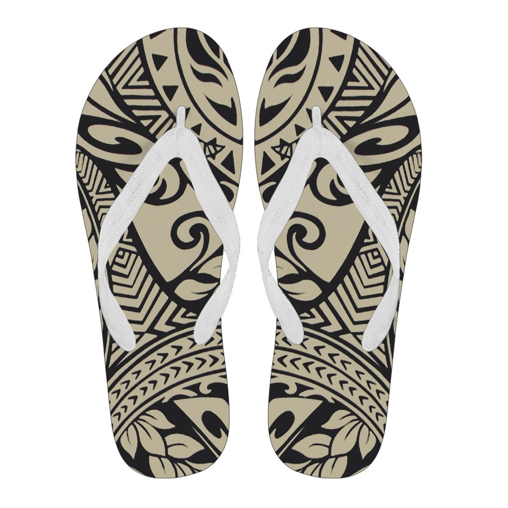 Polynesian 42 Flip Flops Women White - Polynesian Pride