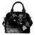 Hawaii Hibiscus Map Polynesian Ancient Gray Turtle Shoulder Handbag One Size Gray - Polynesian Pride