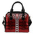 Tonga Polynesian Shoulder Handbag - Tongan Ngatu Pattern One Size Red - Polynesian Pride