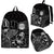 Northern Mariana Islands Polynesian Backpack Turtle Hibiscus Black Black - Polynesian Pride