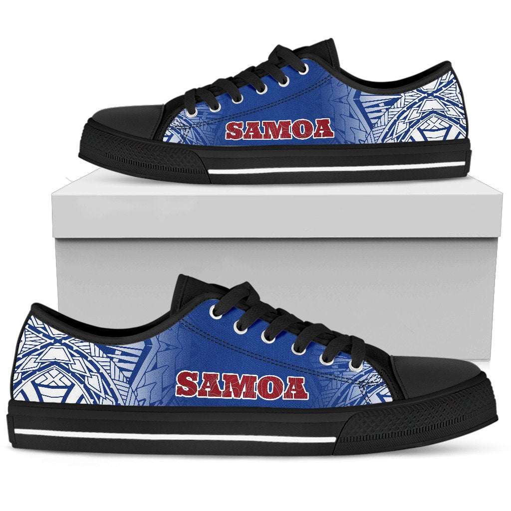 Samoa Low Top Shoe - Polynesian Fog Blue - Polynesian Pride