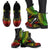 Society Islands Leather Boots - Polynesian Reggae Chief Version - Polynesian Pride