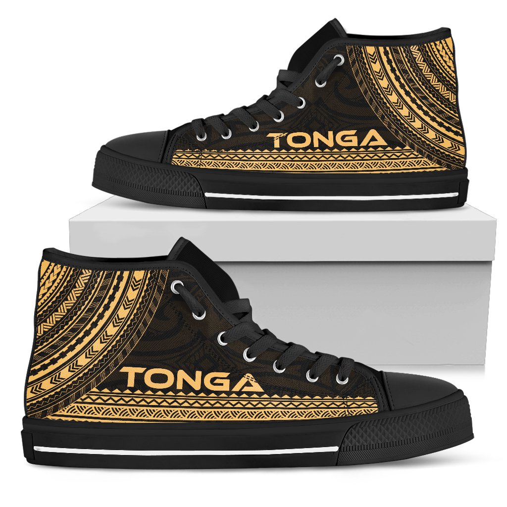 Tonga High Top Shoes - Polynesian Gold Chief Version - Polynesian Pride