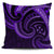 New Zealand Maori Mangopare Pillow Cover Polynesian - Purple Pillow Cover One Size Purple - Polynesian Pride
