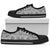 Polynesian Low Top Shoe White And Black - Polynesian Pride