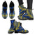 tokelau Leather Boots - Polynesian Flag Chief Version - Polynesian Pride