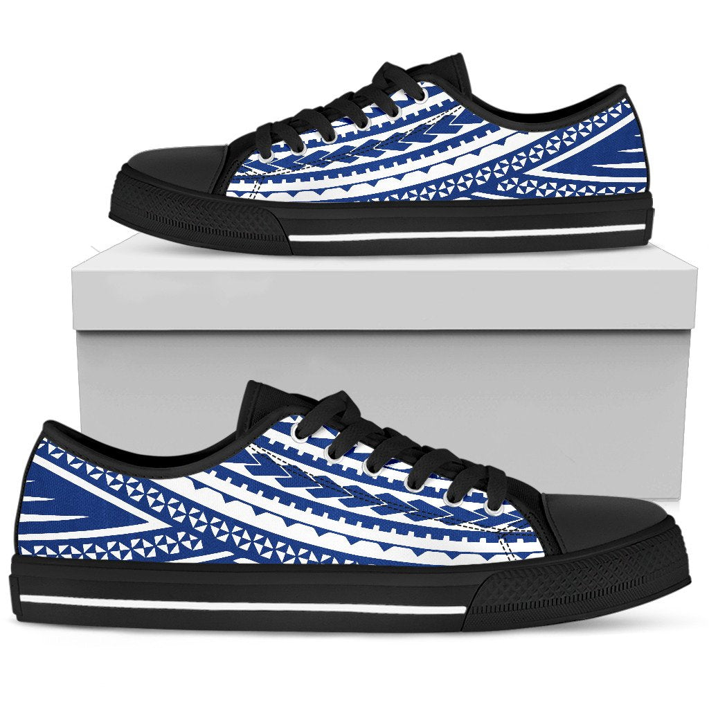 Polynesian Low Top Shoes - Blue Version - Polynesian Pride