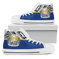 Nauru High Top Shoes - Polynesian Design - Polynesian Pride