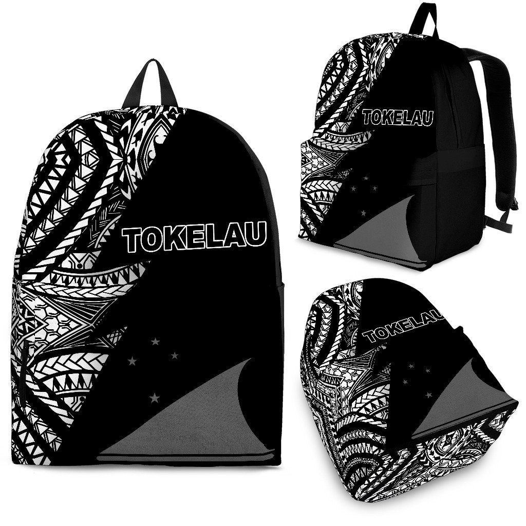 Tokelau Backpack Flash Black Black - Polynesian Pride