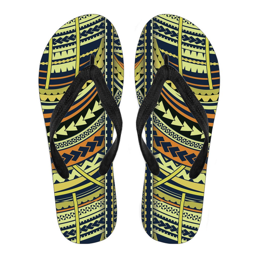 Polynesian 24 Flip Flops Men Black - Polynesian Pride