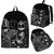 Guam Polynesian Backpack Turtle Hibiscus Black Black - Polynesian Pride