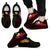 Polynesian Sneakers - Kanaka Maoli Flag Tonga Coat Of Arms & Flag Wing - A8 Unisex White - Polynesian Pride