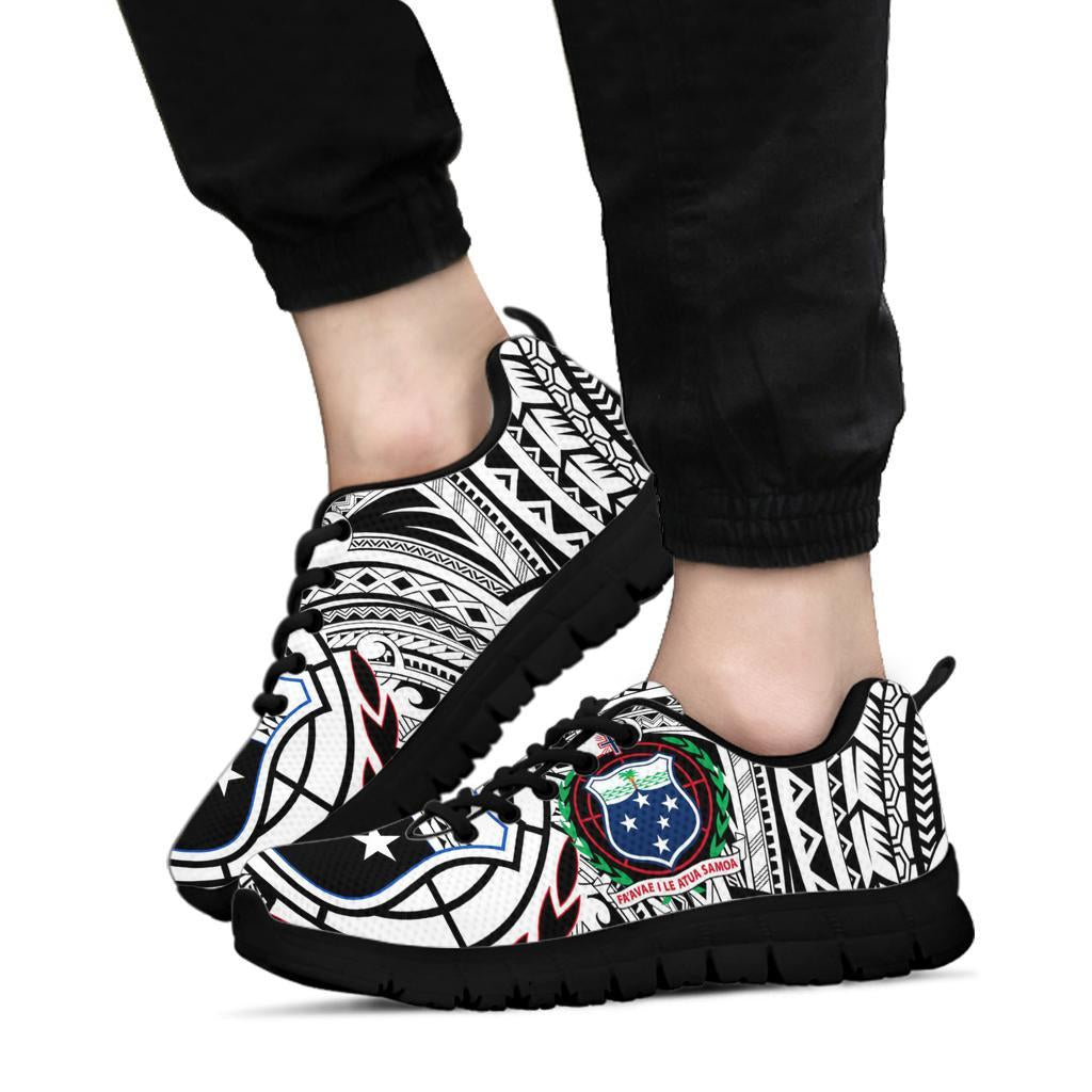 Samoa Sneaker - Coat Of Arm Samoa - Polynesian Pride