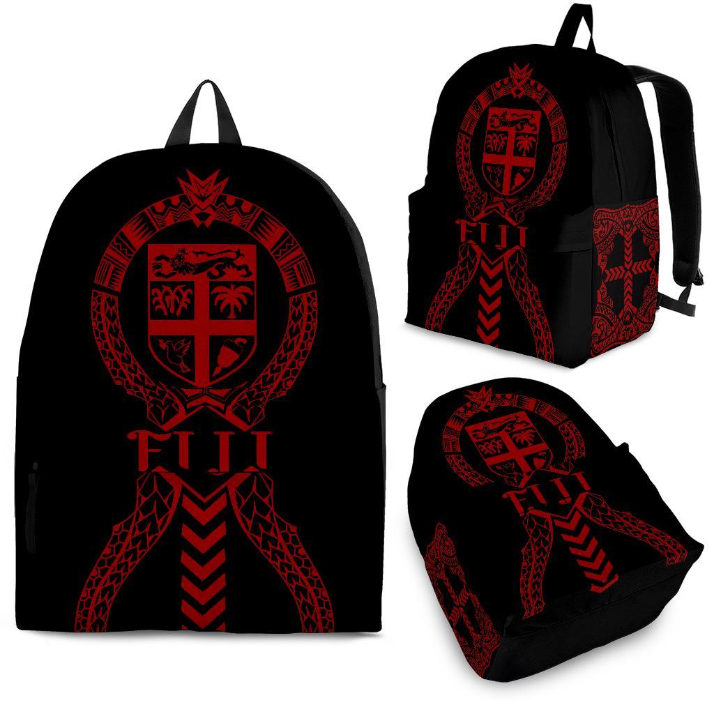 Fiji Backpack - Melanesian Tribal One Style Red - Polynesian Pride