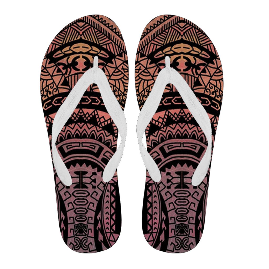 Polynesian 03 Flip Flops Women White - Polynesian Pride