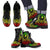 Yap Leather Boots - Tribal Reggae Reggae - Polynesian Pride