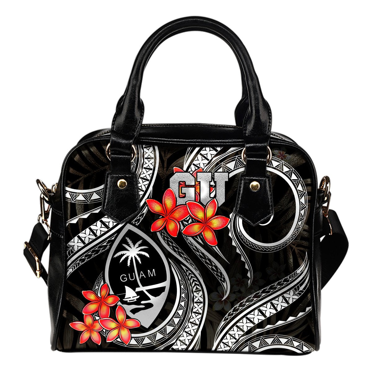 guam-polynesian-shoulder-handbag-black-plumeria