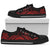 Cook Islands Low Top Canvas Shoes - Red Tentacle Turtle - Polynesian Pride