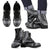 Wallis and Futuna Leather Boots - Polynesian Black Chief Version Black - Polynesian Pride