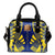 Tokelau Shoulder Handbag - Polynesian Tattoo Flag One Size White - Polynesian Pride