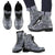 Polynesian Leather Boots Black And White White And Black - Polynesian Pride