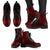 Society Islands Leather Boots - Polynesian Red Chief Version - Polynesian Pride