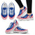 Guam Wave Sneakers - Polynesian Pattern White Red Color Women's Sneakers - White - Guam White - Polynesian Pride