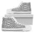 Polynesian Tribal High Top Shoe Grown BMW Womens High Top White - Polynesian Pride