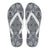 Polynesian Flip Flops Black And White Men's Flip Flops White - Polynesian Pride