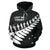 Lest We Forget New Zealand Maori Hoodie Black Unisex Black - Polynesian Pride