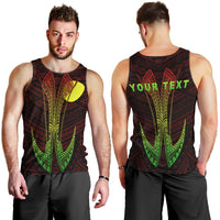 Palau Custom Personalised Men's Tank Top - Fish Hook Ver2 - Polynesian Pride
