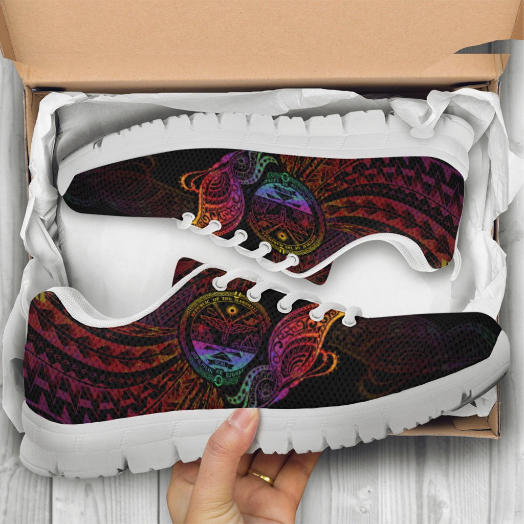 Marshall Islands Sneakers - Butterfly Polynesian Style - Polynesian Pride