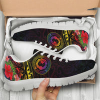 Northern Mariana Islands Sneakers - Tropical Hippie Style - Polynesian Pride