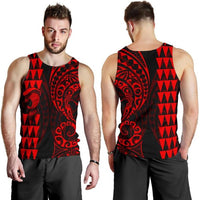Hawaii Warrior Men's Tank Top Red Red - Polynesian Pride