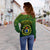 The Kuki's Off Shoulder Sweater Cook Islands Rugby LT13 - Polynesian Pride