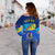 (Custom Personalised) Torba Vanuatu Province Off Shoulder Sweater Mix Australia Flag LT13 - Polynesian Pride