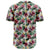 Tropical Palm Leaf White Baseball Jersey - Polynesian Pride
