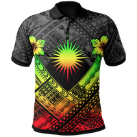 Marshall Islands Polynesian Polo Shirt Marshall Islands Reggae Flag Camisole Hibiscus Style Unisex Reggae - Polynesian Pride