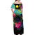 Palau Off Shoulder Long Dress Alluring Polynesia and Tropical Flowers LT13 - Polynesian Pride