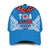 Toa Samoa Rugby Classic Cap Manu Siva Tau Style Ulafala Ver.02 LT13 Classic Cap Universal Fit Blue - Polynesian Pride