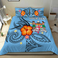 (Custom Personalised) Fiji Bedding Set - Hibiscus With Tribal - LT12 - Polynesian Pride
