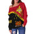 (Custom Personalised) Papua New Guinea Rugby Off Shoulder Sweater The Kumuls PNG LT13 - Polynesian Pride
