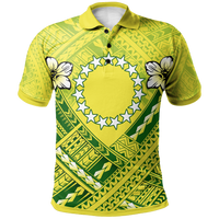 Cook Islands Polynesian Polo Shirt Kuki Airani Flag Camisole Hibiscus Style Unisex Reggae - Polynesian Pride
