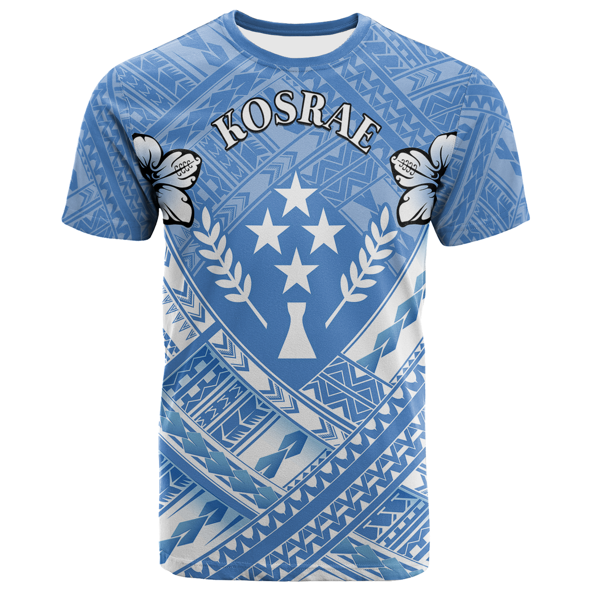 Kosrae Polynesian T Shirts Kosrae Flag Camisole Hibiscus Style Unisex Red - Polynesian Pride