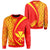 Kanaka Mauna Kea Polynesian Sweatshirt - Circle Style Unisex Red - Polynesian Pride