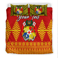 (Custom Personalised) Tonga Bedding Set Be Unique Version 06 Red LT13 - Polynesian Pride