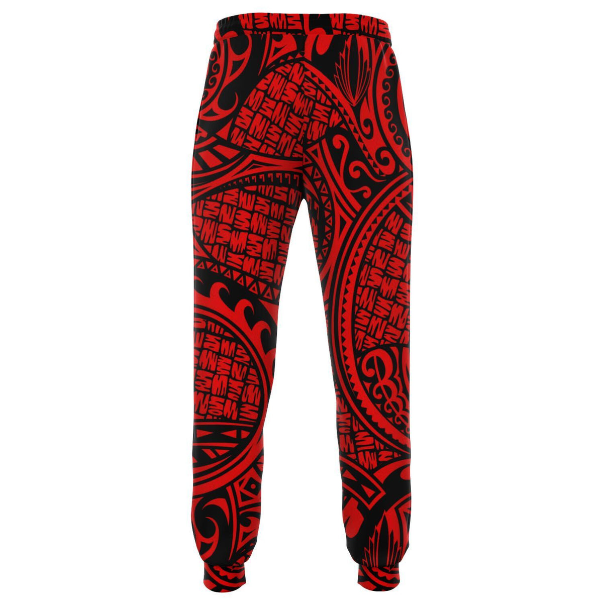 Polynesian Maori Lauhala Red Joggers - Polynesian Pride