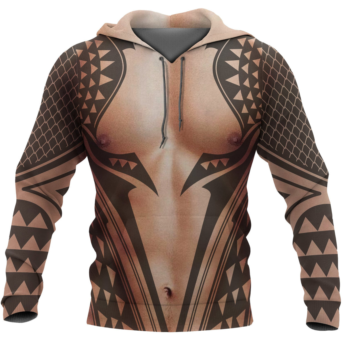 Polynesian Pride 3D Hoodie Tattoo Body Style Unisex Black - Polynesian Pride